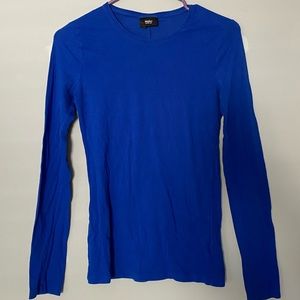 Mossimo Royal Blue Comfortable Long Sleeve Top